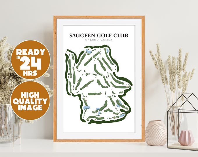 Custom Golf Course map, Any golf Map, Father's Day Gift, Christmas Gift, Gift for golfers, Digital copy only