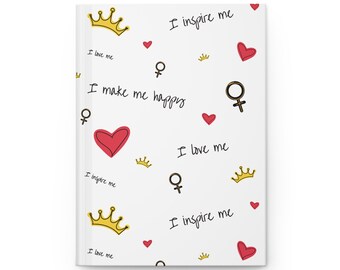 Empowerment Journal: Selbstliebe & positive Affirmationen - 150 linierte Seiten