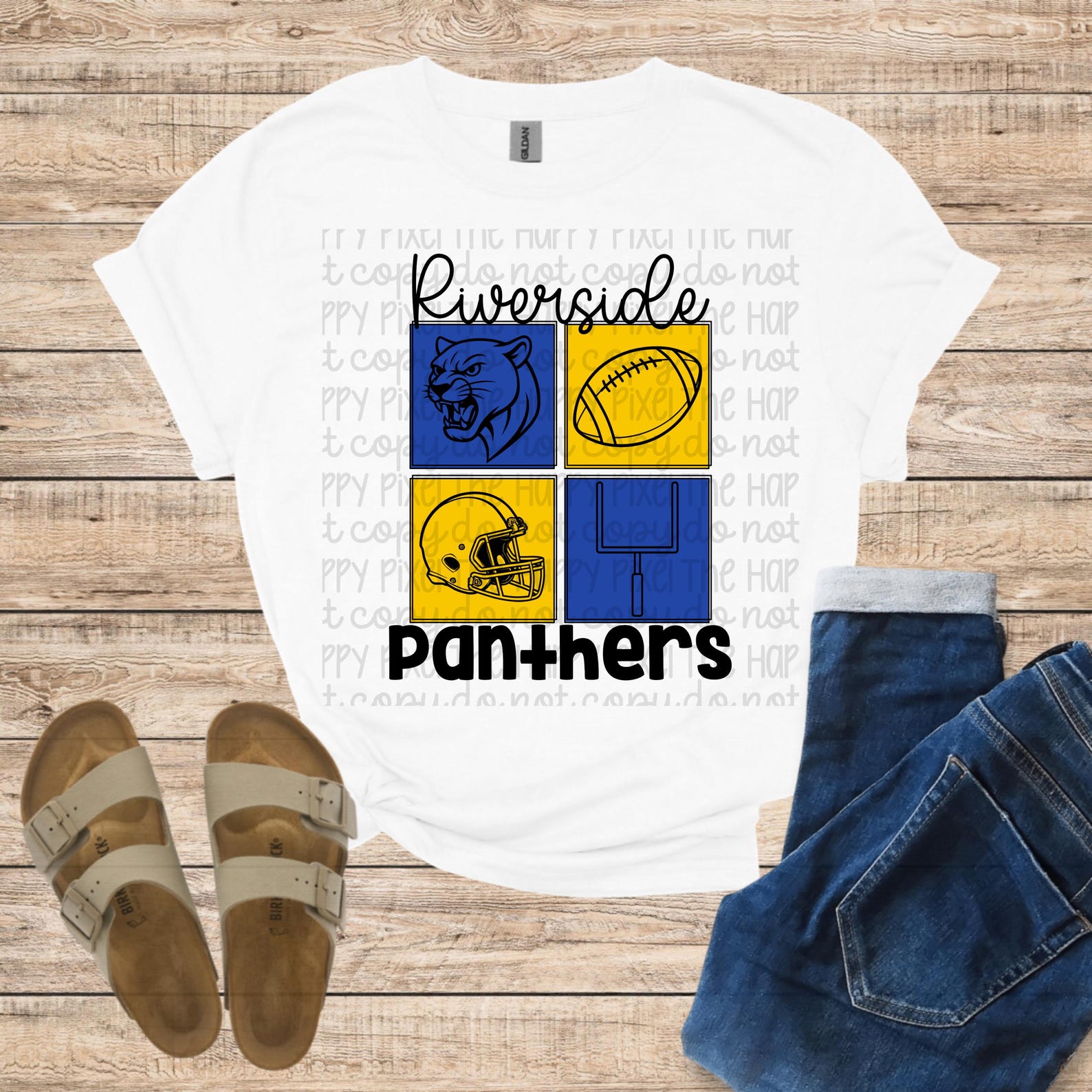 Riverside Panthers PNG | Hand-drawn Mascot Clipart (digital Download ...