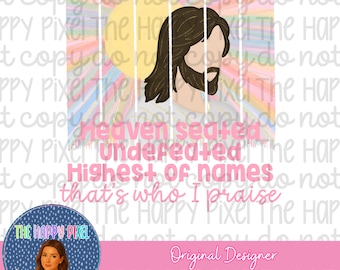 Christian Design PNG | Jesus Shirt Transfer (Digital Download)