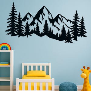 Wood Mountain Wall Decor, Wood Mountain Decor, Mountain Wood Wall Art, Mountain Wooden Hanging, Mountain Decor Wall Art, Mountain Hanging