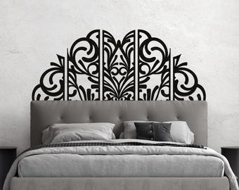 Cabecero de Mandala, Panel de Madera Mandala, Cabecero de Madera, Cabecero de Mandala King Size, Panel de Cabecero, Arte de Pared de Mandala de Madera
