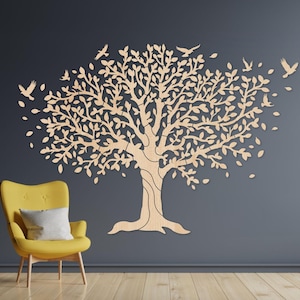 Large Tree Wall Art Wood, Tree of life Wall Panel, Tree Wood Wall Art, Tree of Life Wall Art, Wood Tree of Life Wall Hanging, Wood Tree