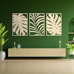 Wood Palm Leaf Wall Decor, Palm Leaf Wood Wall Art, Wooden Wall Decor Tropical Design, Wood Palm Tree Wall Art, Wood Leaf Wall Hanging