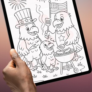 4th of July Coloring Book – Patriotic Fun for All Ages!