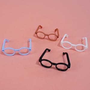 Lunettes Labubu mignonnes – Lunettes imprimées en 3D pour poupées Labubu de génération 1/2/3, lunettes Labubu, cosplay Labubu, accessoires Labubu