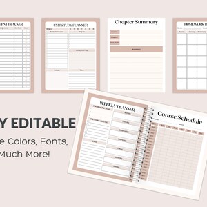 Academic Planner & Assignment Tracker | Homeschool Planner for Students ...