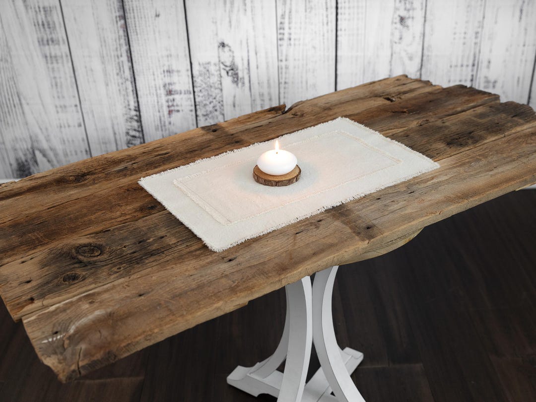 Tabling Table Topper Table Topper 10x20 or 12x20 – Small Rustic Farmhouse Table Topper With ...