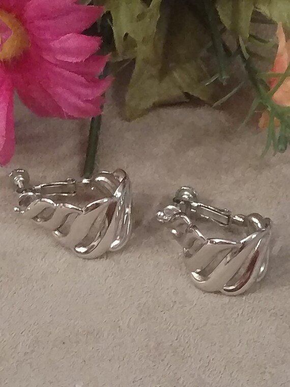 NAPIER Ribbon Earrings, Ribbon Loop Pattern, Ribb… - image 5