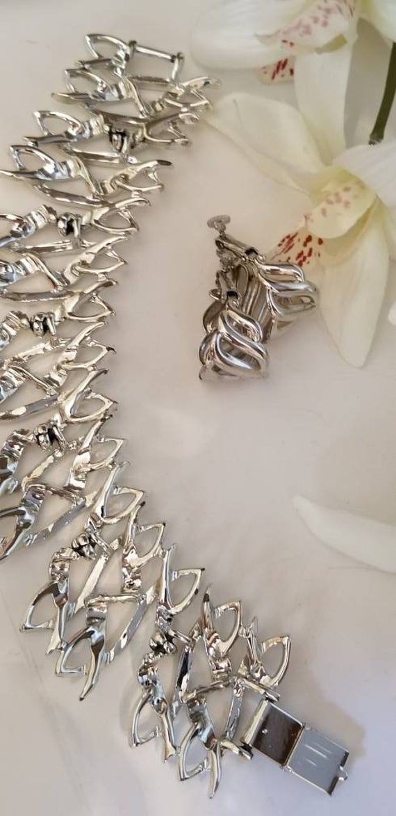 NAPIER Ribbon Earrings, Ribbon Loop Pattern, Ribb… - image 8