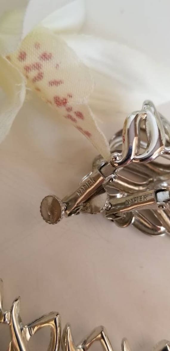 NAPIER Ribbon Earrings, Ribbon Loop Pattern, Ribb… - image 7