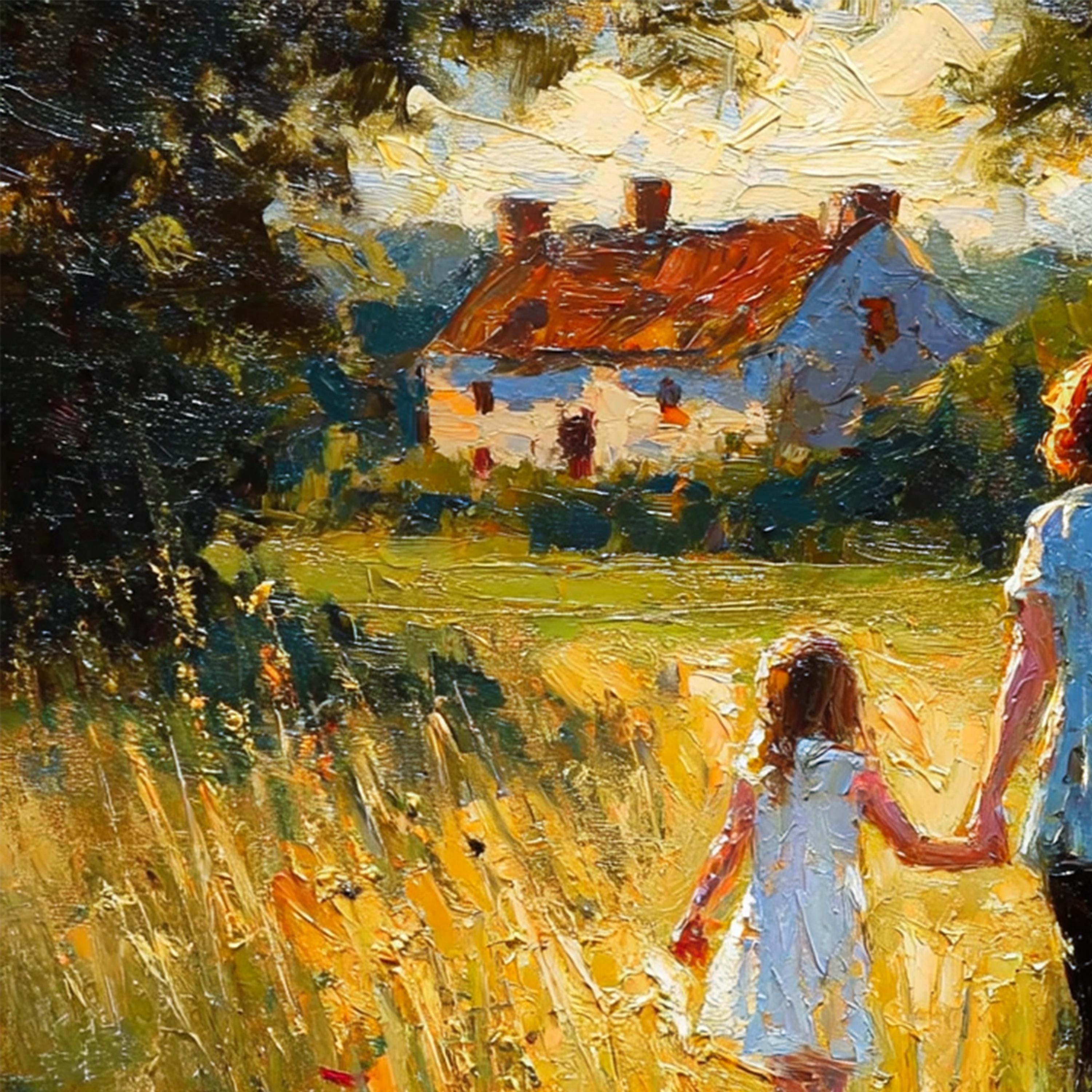 Custom Landscape Oil Painting From Photo Scenery Artwork Commission ...