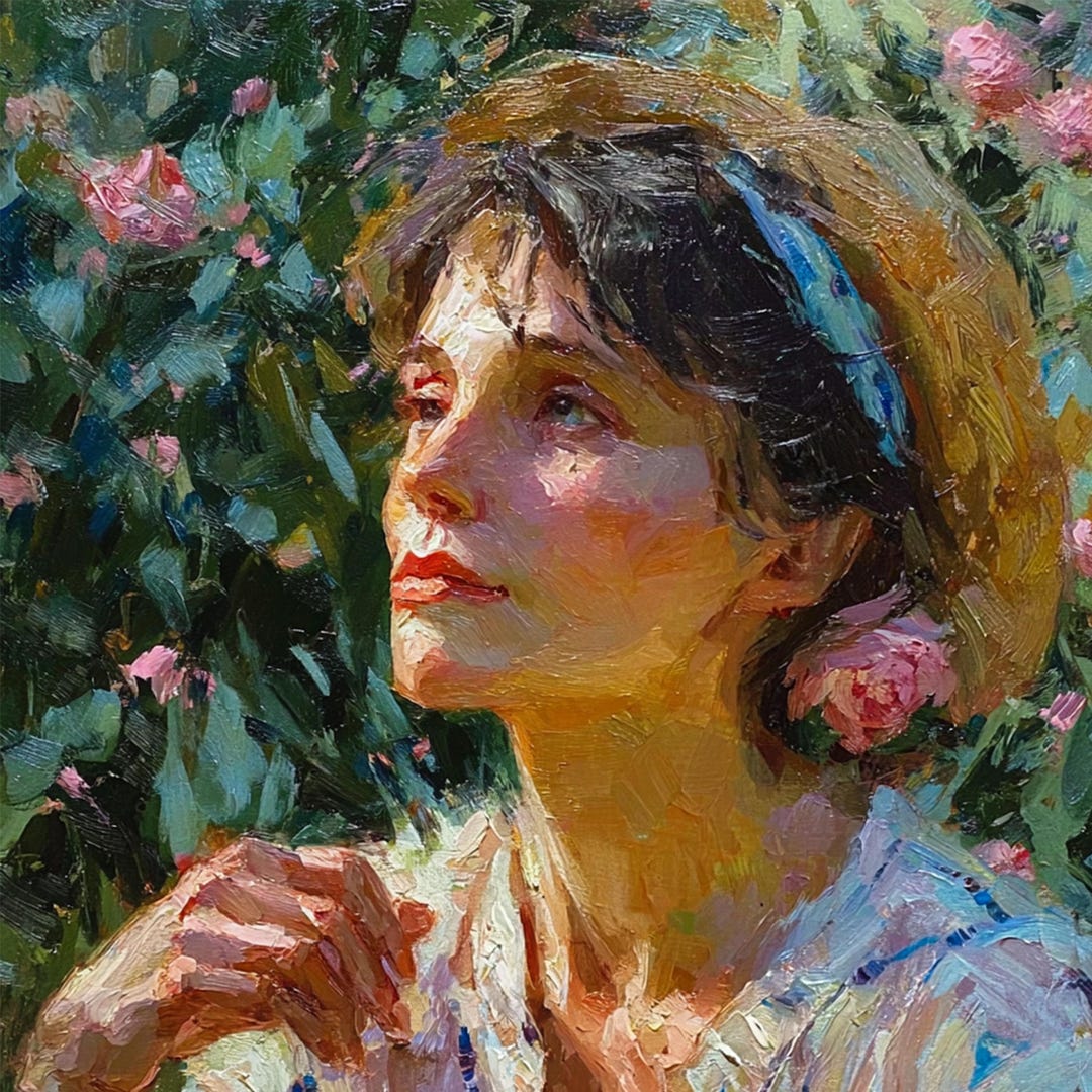 Custom Woman Portrait From Photo Handpainted Oil Painting on Canvas Art ...