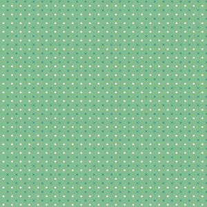 May include: A seamless pattern featuring a light green background with a repeating design of white circles and teal crosses. The pattern is evenly spaced and creates a visually appealing texture.