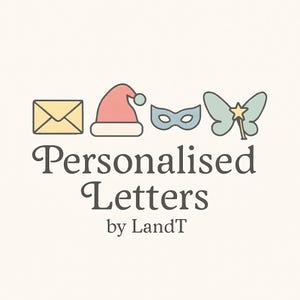 Cartas personalizadas para crianças – Fada do Dente, Papai Noel, Coelhinho da Páscoa, Fada de Boneca, Personagens Favoritos e Mais – Inclui Adesivos GRÁTIS