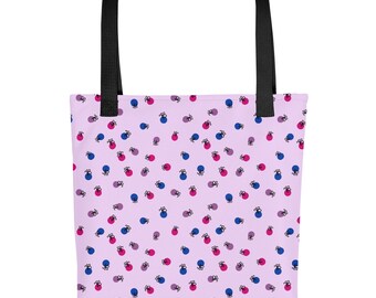 Bisexual Pride Firefly Tote Bag: LGBTQ+ Accessory