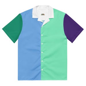 gay dress shirts LGBT Aloha Hawaiian Shirts For Summer, Neon Art Boy Gay Pride Colorful Rainbow LGBT Hawaiian Shirts, Gift For Couple Gaymer And Lesbian