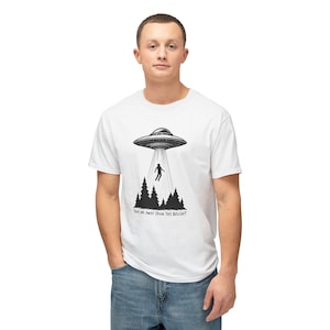 Out of This World UFO T-shirt | Fun Gift for Alien Lovers, Sci-fi Fans, Get Me Off This Planet, Funny UFO Abduction Shirt