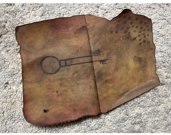 Dibujo clave inspirado en piratas: El cofre del hombre muerto, lienzo, Piratas del Caribe, Davy Jones