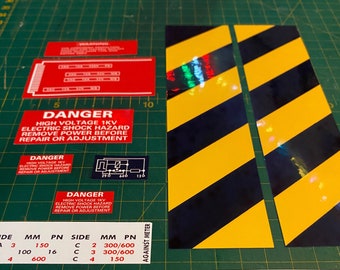 Trap Labels Decals Ghostbusters Haslab Hasbro Spirit Rubies Ghost Trap Vinyl waterproof cut.