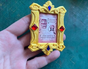Magnet Sea of Thieves Inspired Picture Frame Miniature Mini Fridge