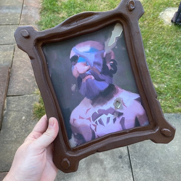 Sea of Thieves Style Framed Canvas Pirate Portrait - Character or Customised