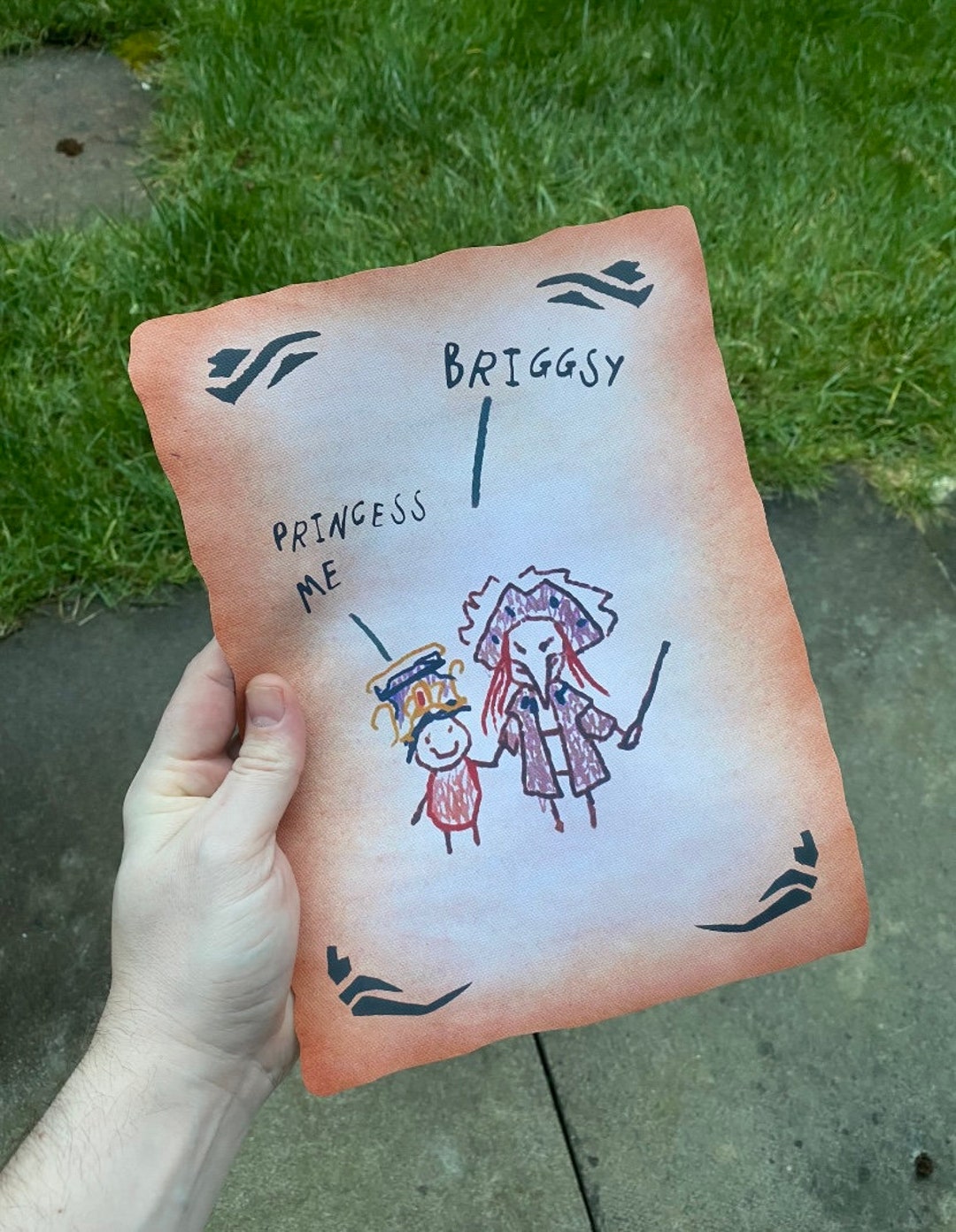 Briggsy Canvas Drawing Print Sea of Thieves Art Etsy