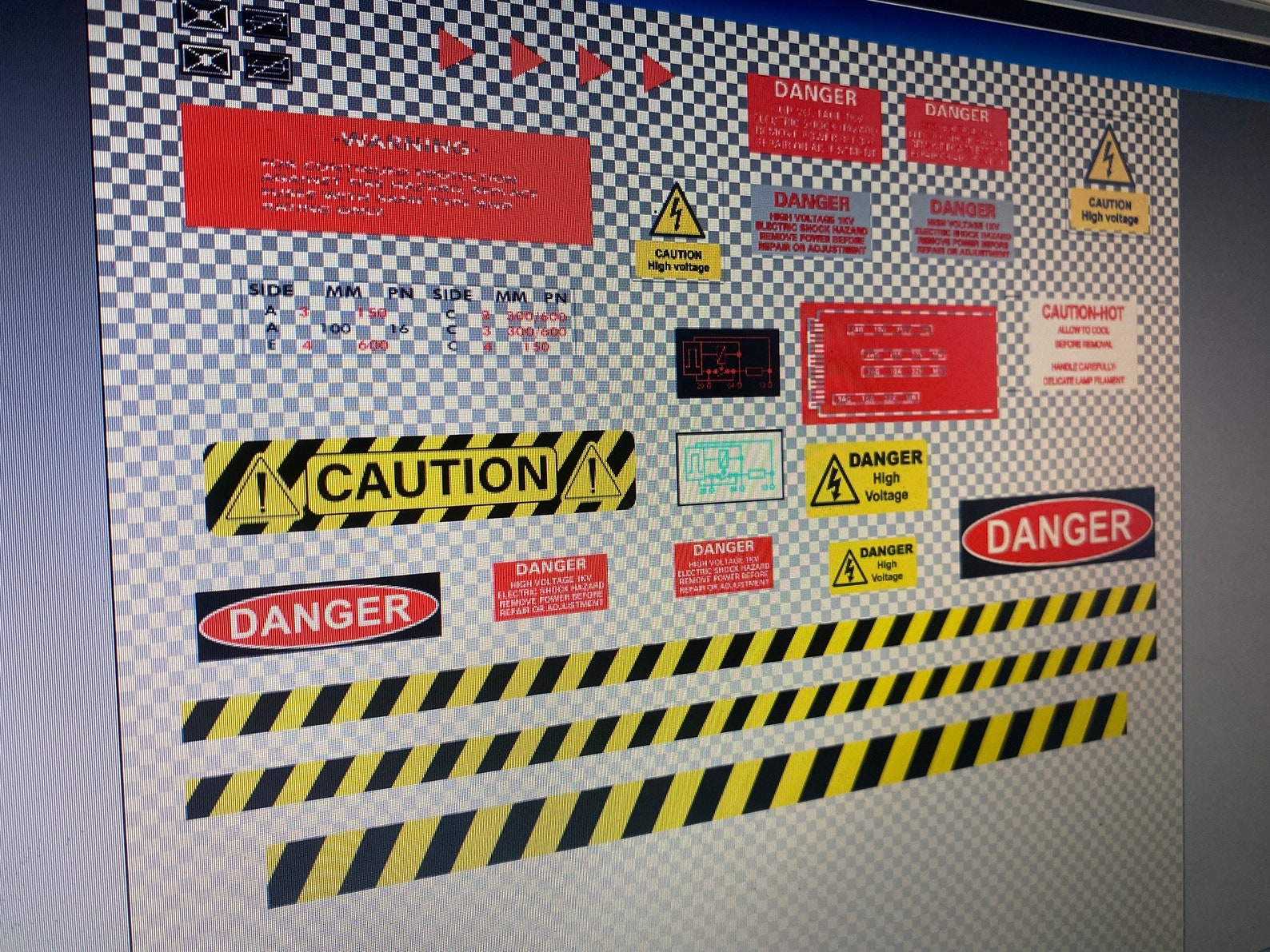 Random Labels Ghostbusters Set of White Vinyl Waterproof Decals Mixture ...