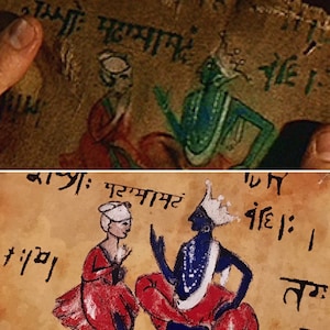 Indiana Jones Sanskrit Inspired Replica Canvas Cloth Prop