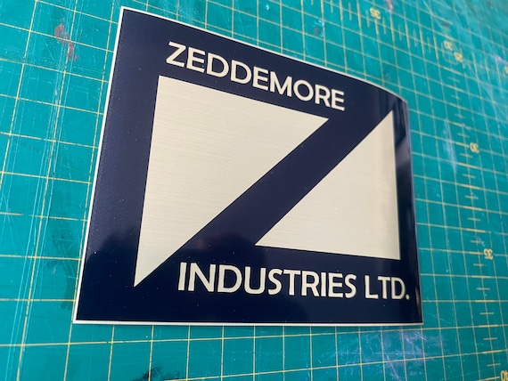 Decal Foil Vinyl Zeddemore Industries Sticker Label for