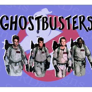 Ghostbusters Inspired Art Print Matte A4 Poster - Spengler, Venkman, Stantz, Zeddemore