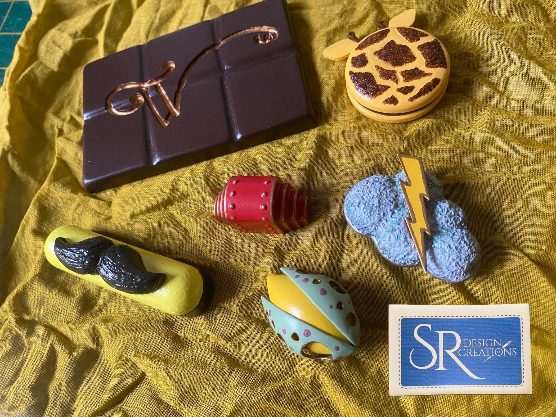 Set of Wonka Wonky Chocolates Resin Replica Prop Replicas Film