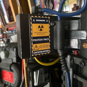 Haslab Decal Ion Arm Sticker Vinyl Proton Pack Ghostbusters