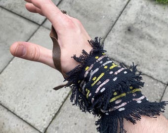 Palm Glove & Wrist Wrap Combo Captain Jack Sparrow Costume Replica Cosplay Depp Pirate Pirates of the Caribbean