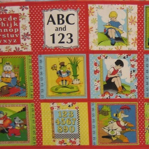 ABC and 123 Peas & Carrots cloth book by American Jane Patterns  Moda Fabrics Pattern # 21067