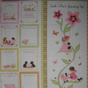 Kinderspel met Kate en Nate Kijk wie er opgroeit PANEL: door Sheri Berry Designs voor Lyndhurst Studio Patt 6675