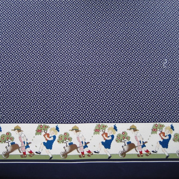 Windham Fabrics Vintage Euro Nursery Garden, Patt # 24353-1, by Margo Krager, by the half yard  ( 18 x 42 )