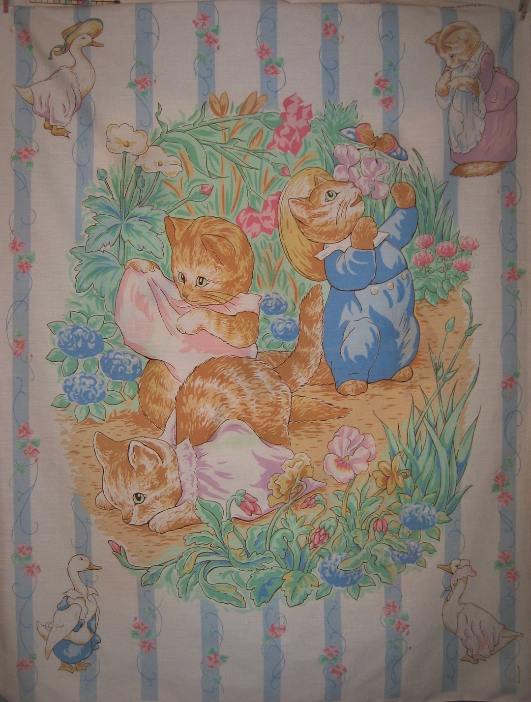 Three Little Kittens Beatrix Potter Panel ( 46 X 36 Inches ) - Etsy