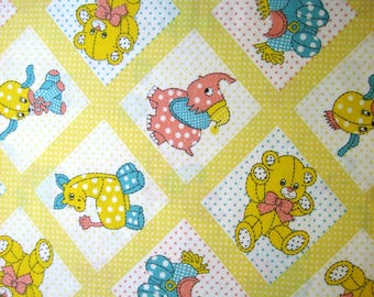 RARE Vintage 70s Holly Hobbie Curtains Twin Bedspread Pillow Sham