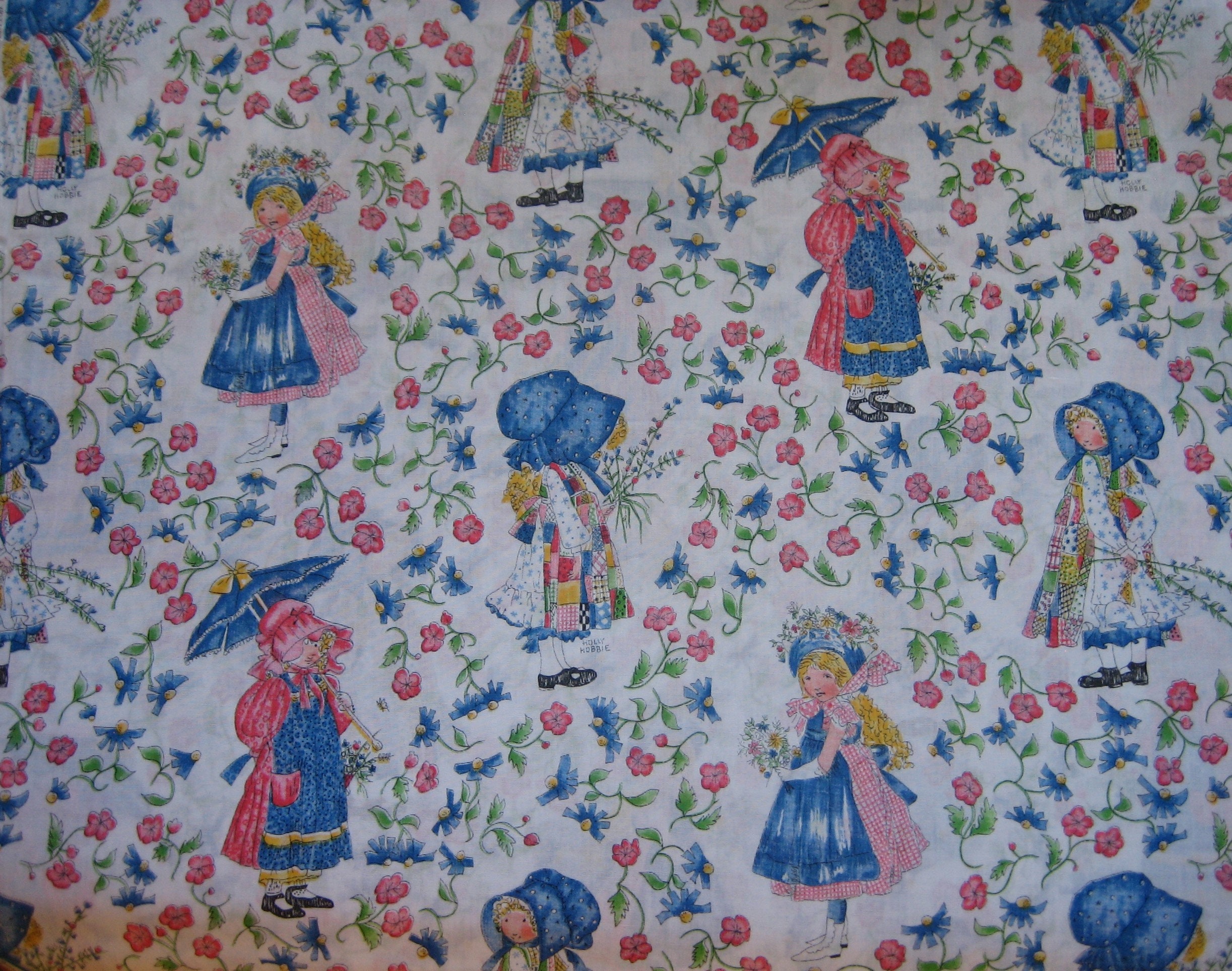Holly Hobbie Fabric American Greetings Corp Fabrics by Manes Etsy Australia