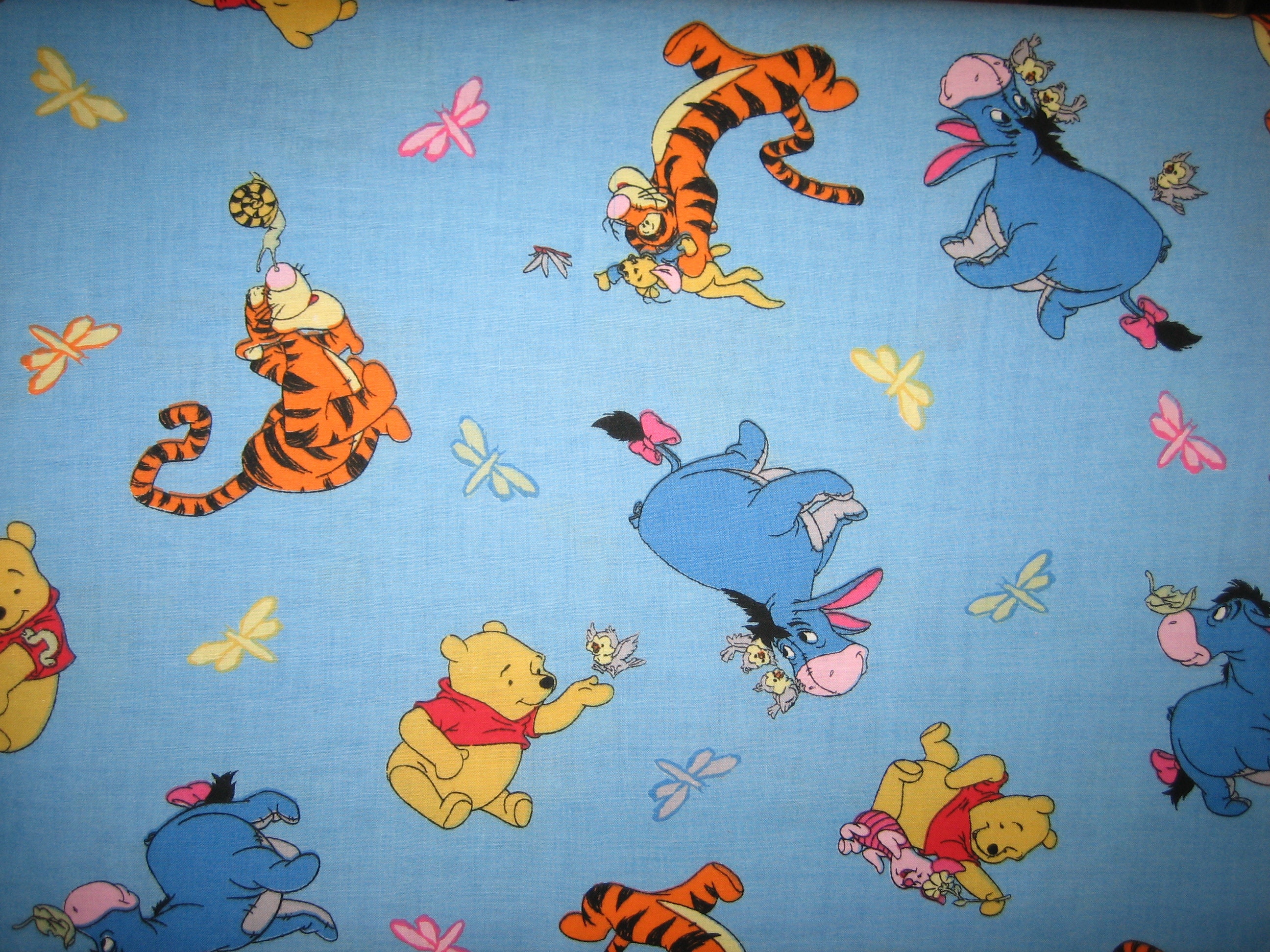Winnie the Pooh & His Friends FLANNEL fabric - Half Yard 18