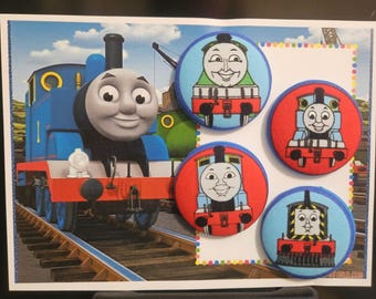 REDUZIERTER PREIS: Thomas Tank BUTTONS Aluminiumknöpfe aus Stoff (4er-Set), Größe 75 (1 7/8 Inch)