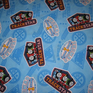 Thomas the Tank Engine  & Friends fabric 2011,  Gullane Ltd,  VIP by Cranston ( 18 x 44 inches )