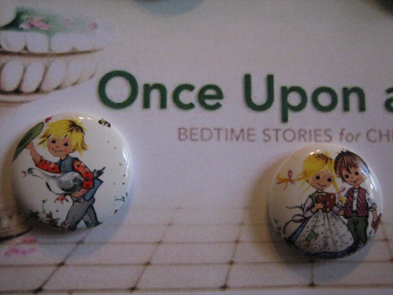 Fairy Tale JHB International Ceramic Buttons Set of 5 1999 Etsy