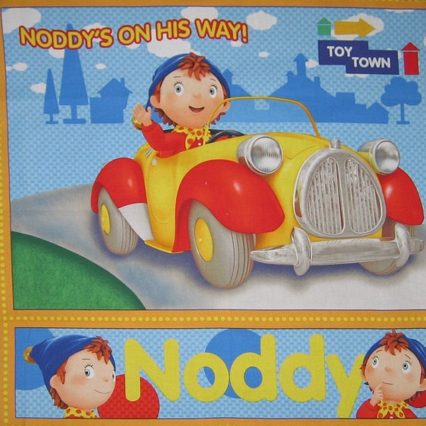 Noddy in Toyland panel Quilting Treasures, 2010, 23 x 44 inches