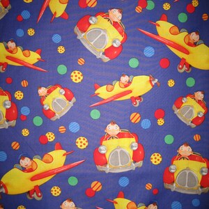 Noddy in Toyland Quilting Treasures  ( 18 x 44 inches ) 2010 - Planes and Noddy&#39;s car