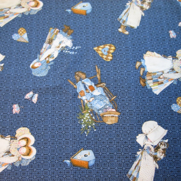 Holly Hobbie fabric, Those Characters from Cleveland ,  2009 by Quilting Treasures ( BTHY ) 18 x 44 inches