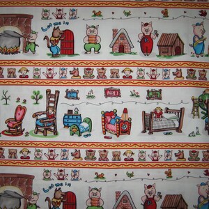 Michael Miller Fairy Tale Stripe fabric ( 24 x 44 inches  ) Patt # C - 861