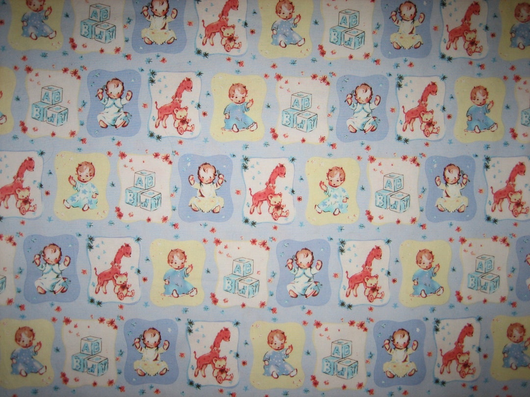 Vintage Baby Fabric, Designed by Beth Ann Bruske for David Textiles 18