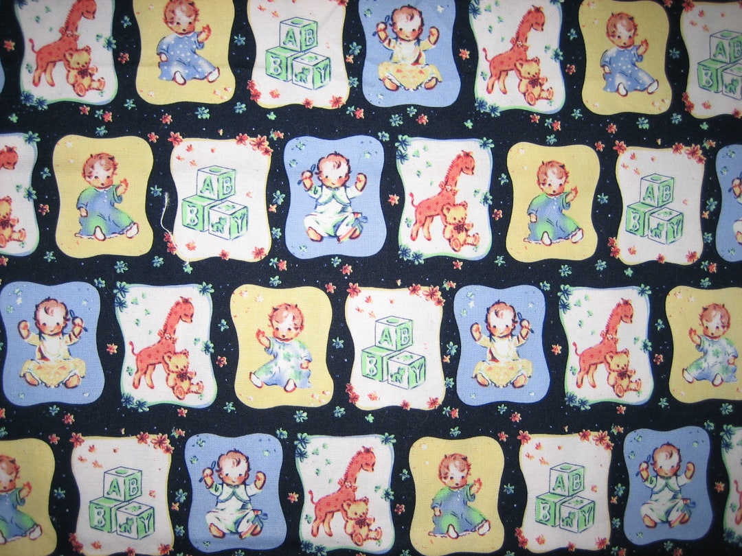 Vintage Baby Fabric, Designed by Beth Ann Bruske for David Textiles